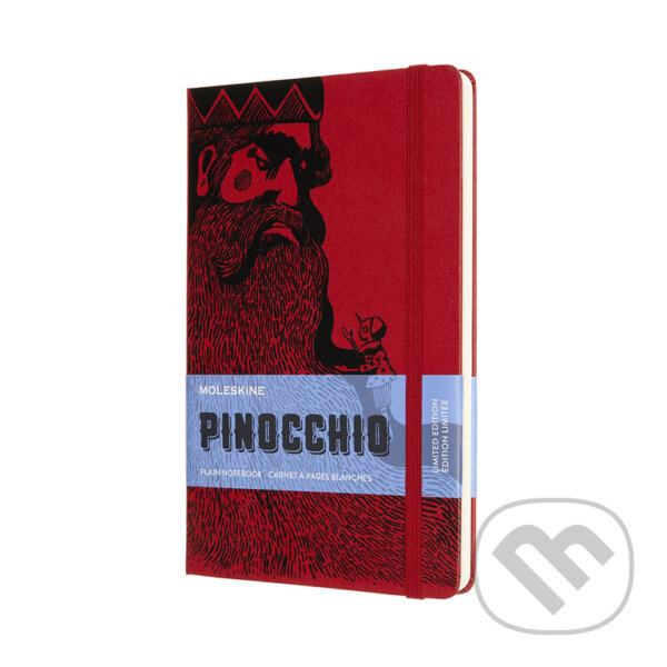 Levně Moleskine - zápisník Pinocchio - Mangiafoco (červený)