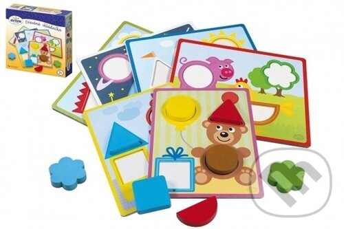 Levně Vkládačka dřevěná v krabici - puzzle z kategorie Multi puzzle