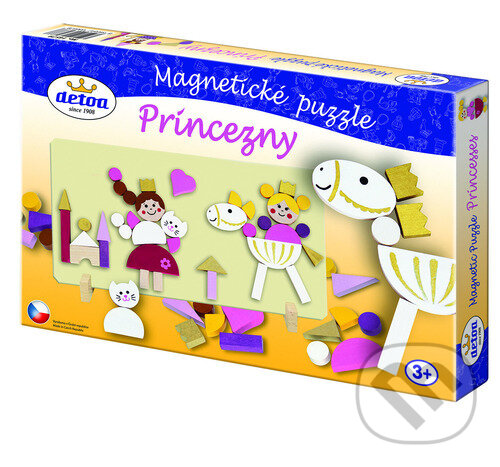 Levně Magnetické puzzle Princezny - puzzle z kategorie 15 – 60 dielikov