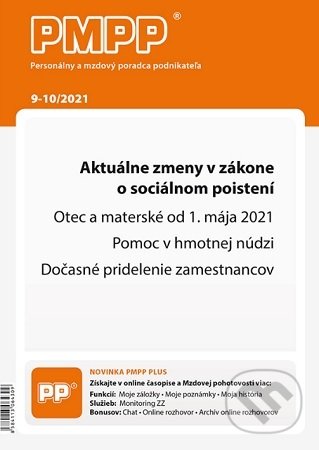 Levně PMPP 9-10/2021 (Aktuálne zmeny v zákone o sociálnom poistení)