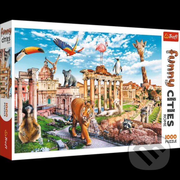 Levně Legrační města - Divoký Řím/Funny Cities - puzzle z kategorie Umelecké