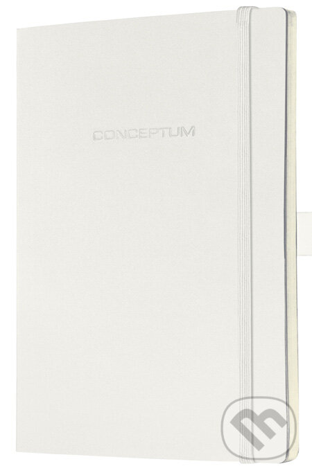 Notebook CONCEPTUM softcover biely 9,3 x 14 cm štvorček, Sigel