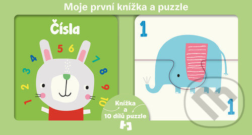 Moje první knížka a puzzle Čísla - kniha z kategorie Naučné knihy