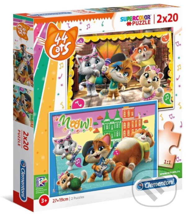 Levně 44 Cats - puzzle z kategorie 15 – 60 dielikov