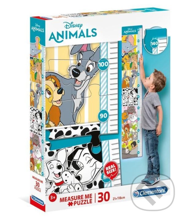 Levně Metr do 140 cm Disney animal - puzzle z kategorie 15 – 60 dielikov