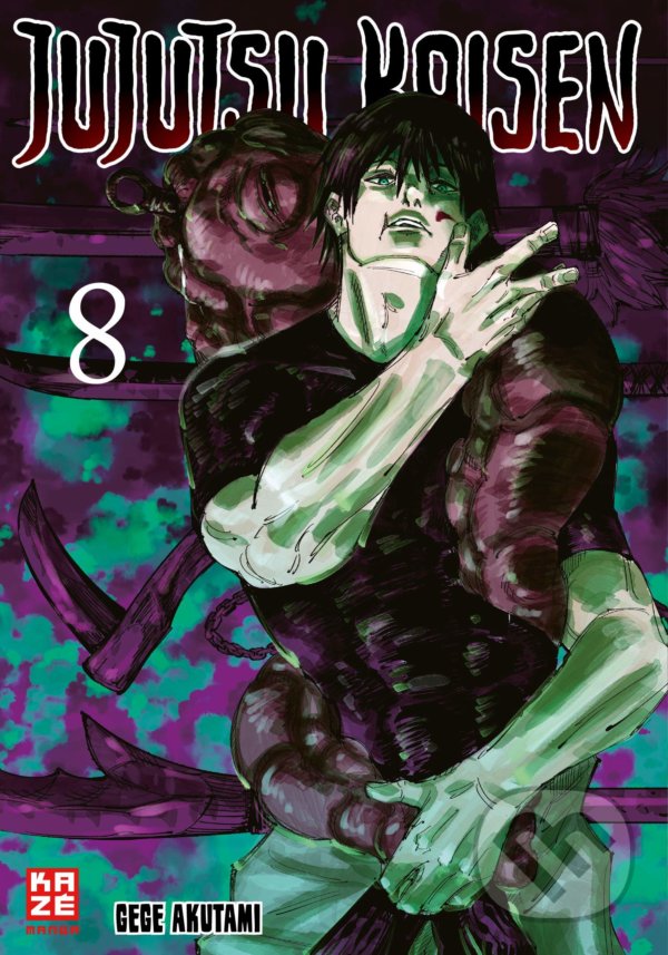 Kniha Jujutsu Kaisen 8 (nemecký jazyk)